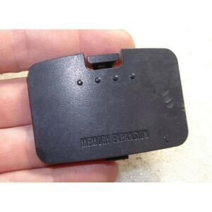 Nintendo 64 N64 Gray Top Jumper Pak Memory Cover ONLY-Just OK-READ ALL